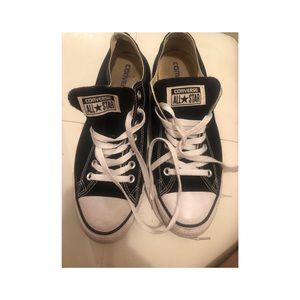Black low top All Star Converse